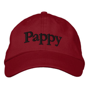 Pappie geborduurd Pet Pet