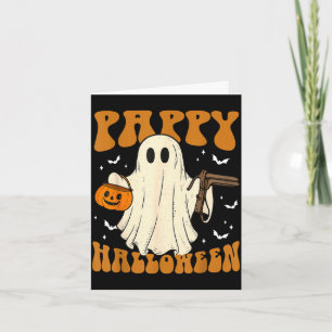 Pappie halloween geest met speculum verloskundige kaart