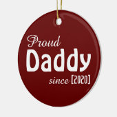 pappie sinds ornament! keramisch ornament (Links)