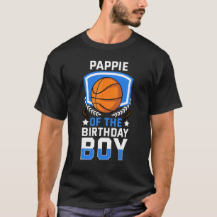 Pappie van de Basketball-serie van de Birthday Boy T-shirt