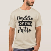 Pappie van het terras Vaderdag Papa T-shirt (Voorkant)