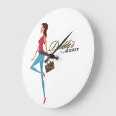 Pappies Geld, Schattig en Pittig Tiener Meisje, Gr Grote Klok (Hoek)