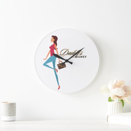 Pappies Geld, Schattig en Pittig Tiener Meisje, Gr Grote Klok (Huis)