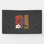 Pappies Kleine Boe Halloween Geest Design Spandoek (Horizontaal)