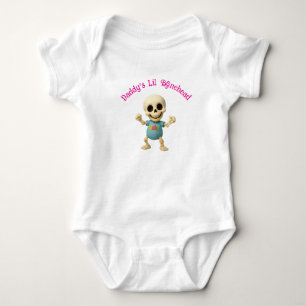 Pappie's kleine domkop meisje baby bodypakje romper