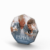 Pappou Grandpa Jaar ingesteld Fotoblokken (Rechts)