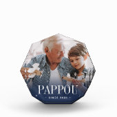 Pappou Grandpa Jaar ingesteld Fotoblokken (Voorkant)