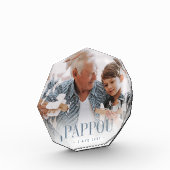 Pappou Grandpa Jaar ingesteld Fotoblokken (Links)