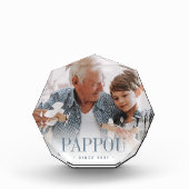 Pappou Grandpa Jaar ingesteld Fotoblokken (Voorkant)