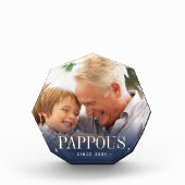 Pappous Grandpa Year ingesteld Fotoblokken (Voorkant)