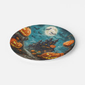 Pappteller für eine Halloween Party Papieren Bordje (Gekanteld)