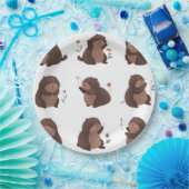 Pappteller "Otto der braune Maulwurf" Papieren Bordje (Feest)