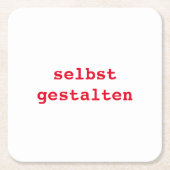  Pappuntersetzer   selbst gestalten Kartonnen Onderzetters (Voorkant)