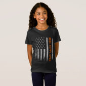 Pappy American Flag Vaderdag for Pappy from da T-shirt (Voorkant volledig)