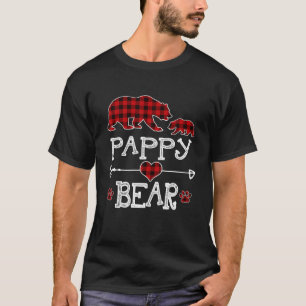 Pappy Beer Kerstmis Pajama Red Pset Buffalo Fami T-shirt