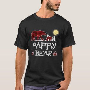 Pappy Beer Kerstmis Pajama Red Pset Buffalo Fami T-shirt