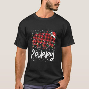 Pappy Beer Red Plaid Christmas Pajama Merry Xmas F T-shirt