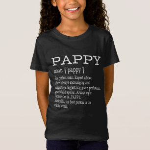 Pappy Definition Grandpa Vaderdag Gifts - Mannen T-shirt