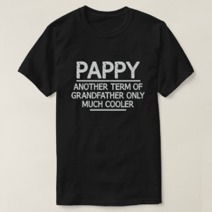 Pappy Definition Grappig Betekenis Cool Opa Gift T-shirt
