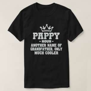 Pappy Definition Grappig Betekenis Cool Opa Gift T-shirt