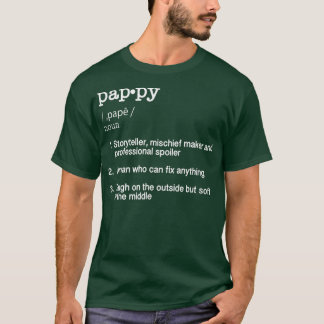 Pappy Definition T Funny Vaderdag Gift T-shirt