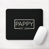Pappy Est 2024 New Dad Father's Day Men Cket  Muismat (Met muis)