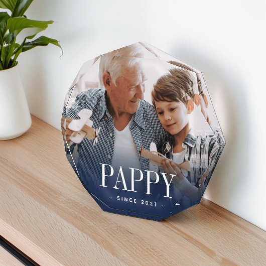 Pappy Grandpa Year ingesteld Fotoblokken
