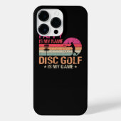 Pappy is mijn naam Disc Golf is mijn game iPhone Hoesje (Achterkant)