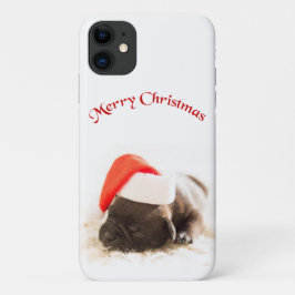 Pappy met kerstPet Case-Mate iPhone Case