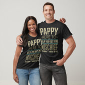 Pappy Mischief Design uit Grandchildren Fathers D T-shirt (Unisex)