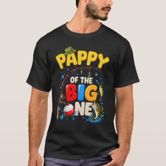 Pappy Of The Big One Visserij Verjaardagsjongen Fa T-shirt