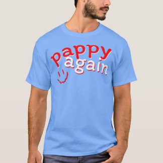 Pappy Opnieuw Zwangerschap Aankondiging Funny Baby T-shirt