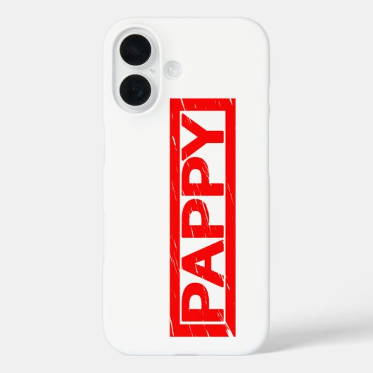 Pappy Stamp Case-Mate iPhone Case (Achterkant)