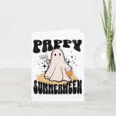 Pappy Summerween van verpleegster Halloween Ghost  Kaart (Voorkant)