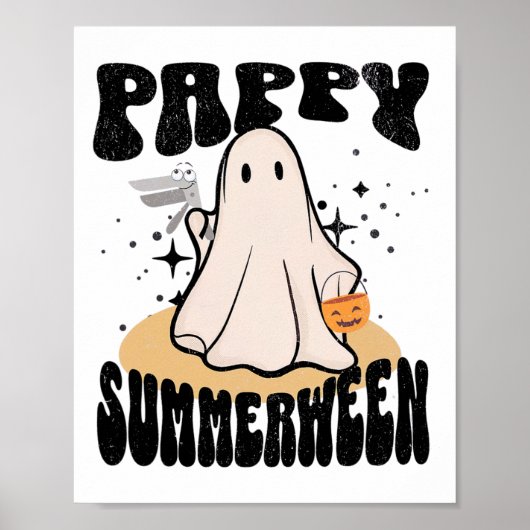 Pappy Summerween van verpleegster Halloween Ghost  Poster (Voorkant)