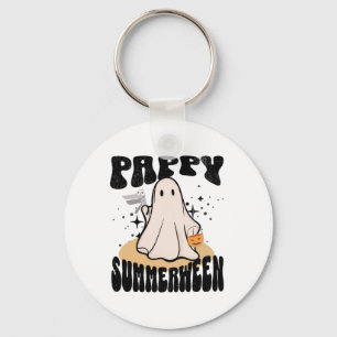 Pappy Summerween van verpleegster Halloween Ghost  Sleutelhanger
