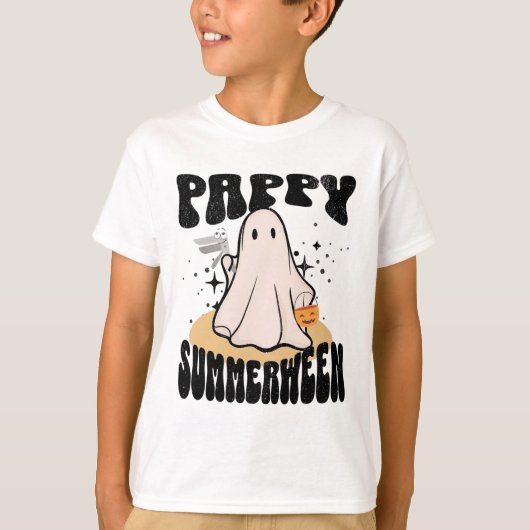 Pappy Summerween van verpleegster Halloween Ghost T-shirt (Voorkant)