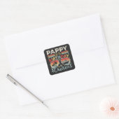 Pappy van de verjaardag Cruiser Vakantie Vierkante Sticker (Envelop)