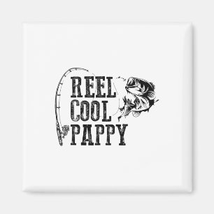 Pappy visspoel Cool Pappy Grappig Cadeau 1 Magneet