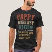 Pappy weet alles  t-shirt (Voorkant)