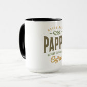 Pappy's Coffee Power! Papa en opa Mok (Voorkant links)