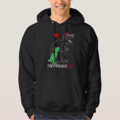 Pappysaurus Dad Rex Autism Awareness Pap Hoodie (Voorkant)