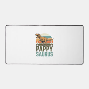 Pappysaurus Grappige Dinosaur Vintage Zonsondergan Bureaumat