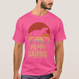 Pappysaurus rex familie dinosaurus rex dino vaders t-shirt