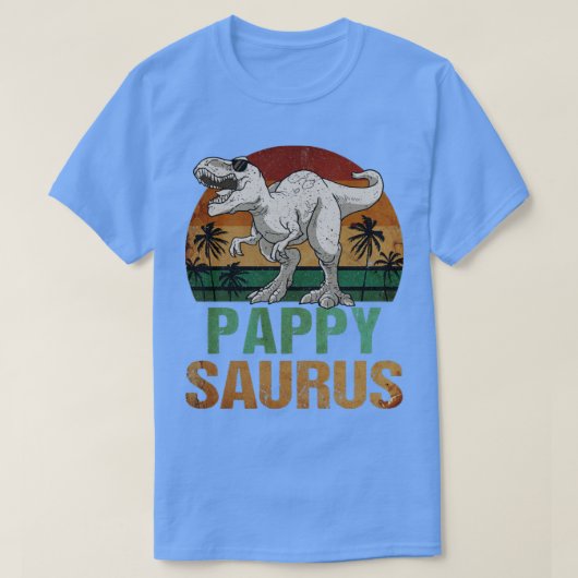 Pappysaurus T Rex Dinosaur Pappy Saurus T-shirt (Design voorkant)