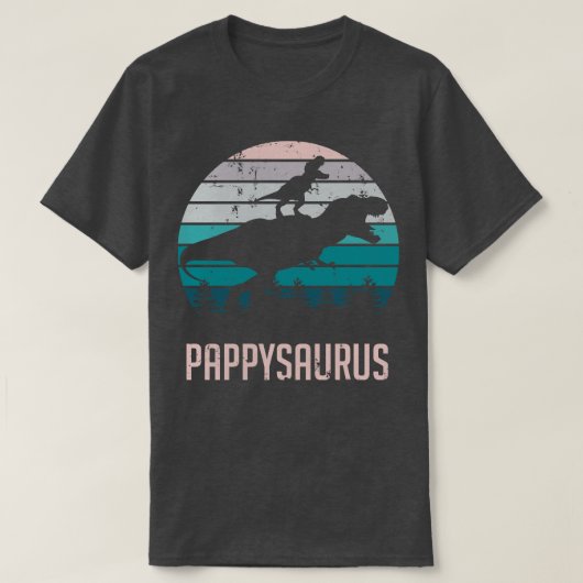 Pappysaurus TRex Dinosaur T-shirt (Design voorkant)