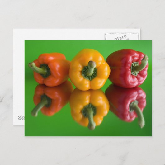 paprica briefkaart (Voorkant / Achterkant)