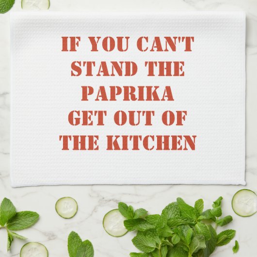 PAPRIKA KITCHEN TOWEL - SINAASAPPEL THEEDOEK (Gevouwen)