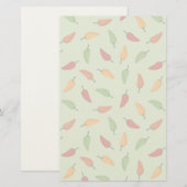 Paprika-patroon Briefpapier (Voorkant / Achterkant)