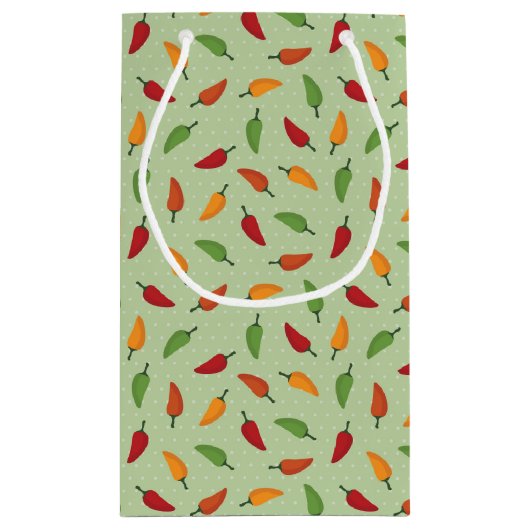 Paprika-patroon Klein Cadeauzakje (Achterkant)